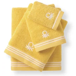 Benetton Bath towel- Yellow