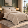 Elegant Olive Toned Bedroom Retreat